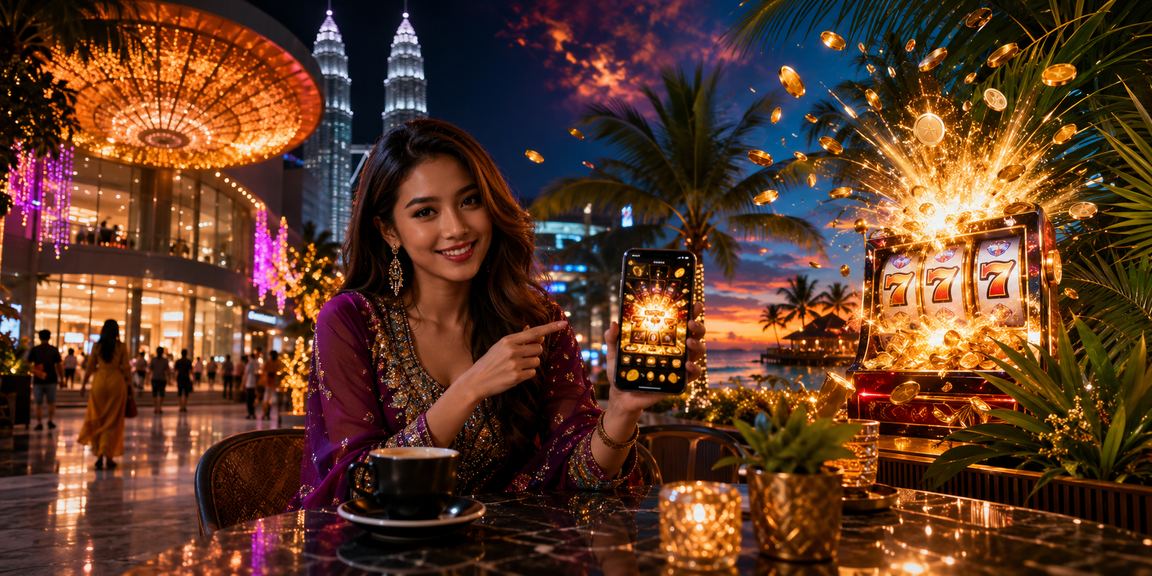 Meja poker profesional dengan suasana kasino moden di Kuala Lumpur
